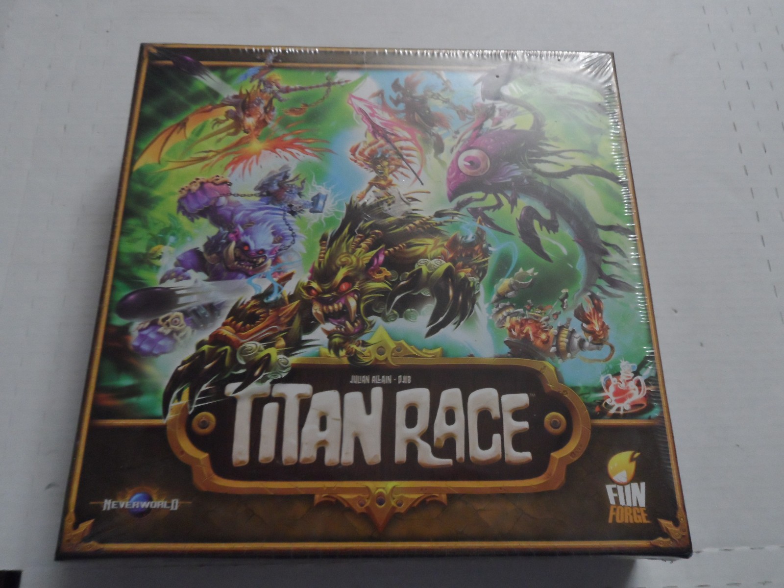 Neverworld Titan Race Tabletop Game Fun Forge New Unopened