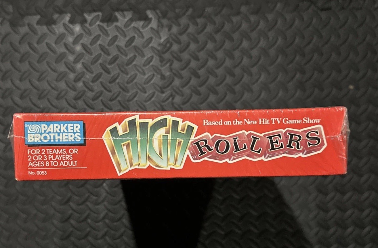 Vintage 1988 High Rollers TV Game Show Board Game Parker Brothers sealed