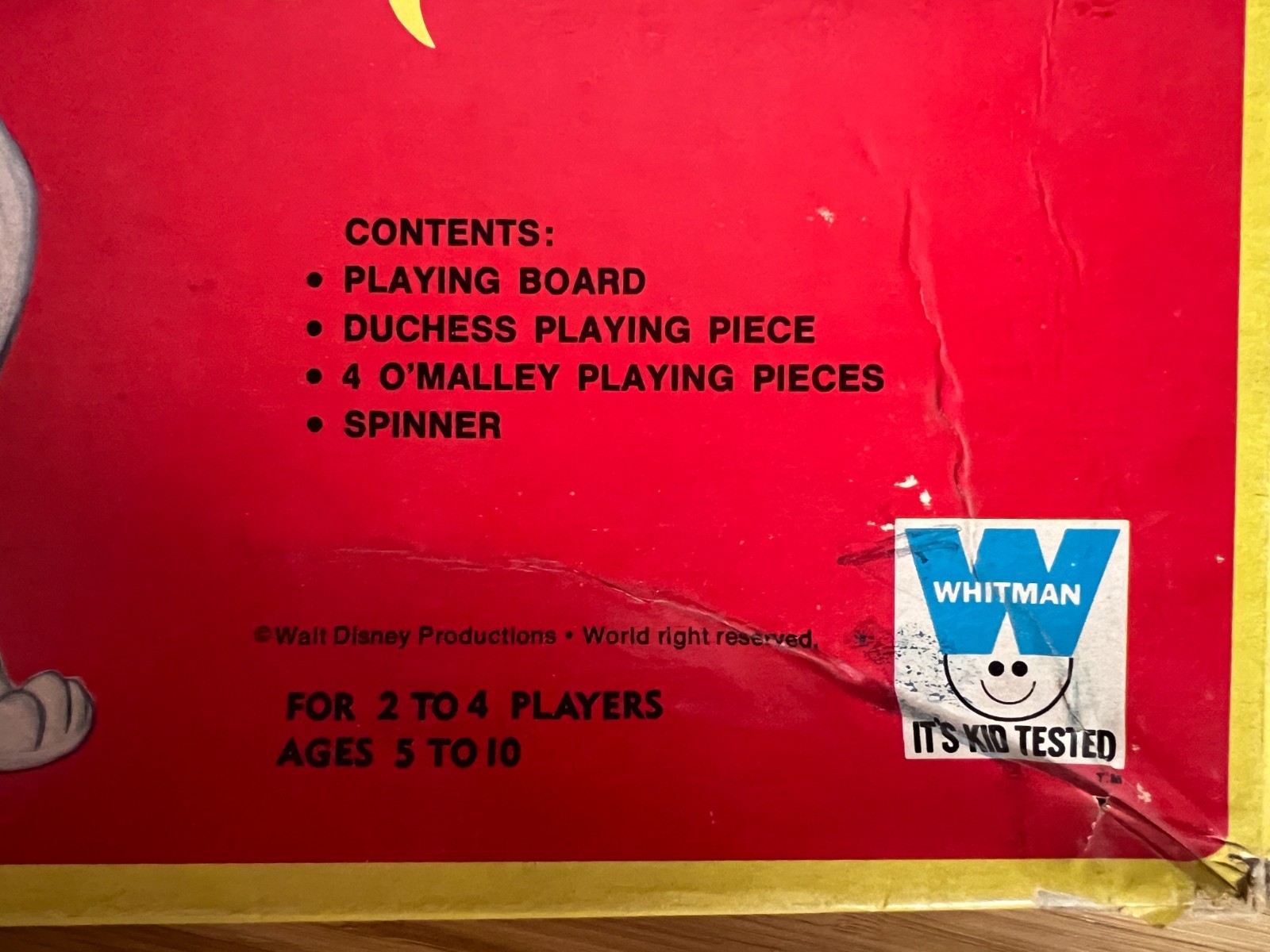 Vtg Whitman Disney The Aristocats Boardgame and HB The Aristocats dated 1970