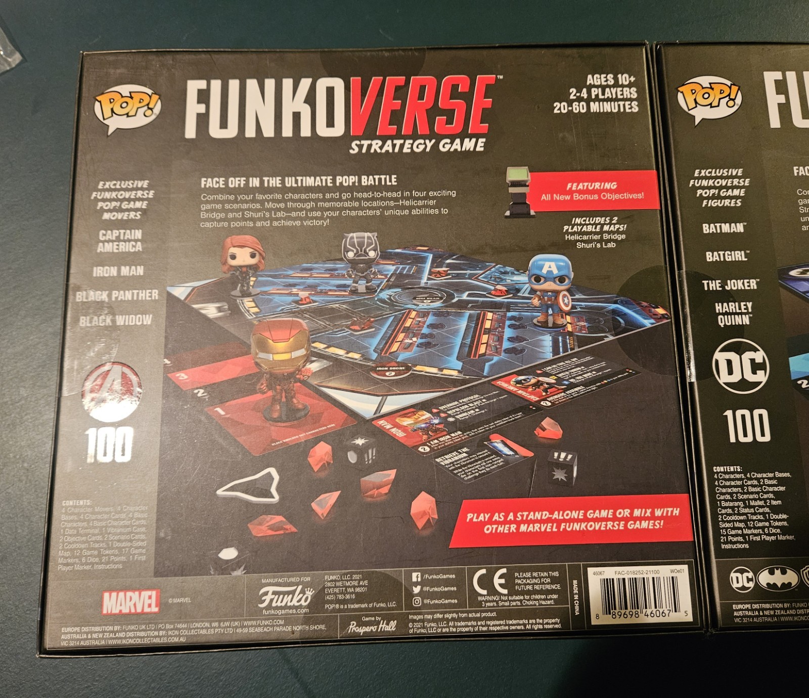 Funko Pop! Funkoverse DC and Marvel Strategy Game Base Sets 100 Bundle Lot NEW!!