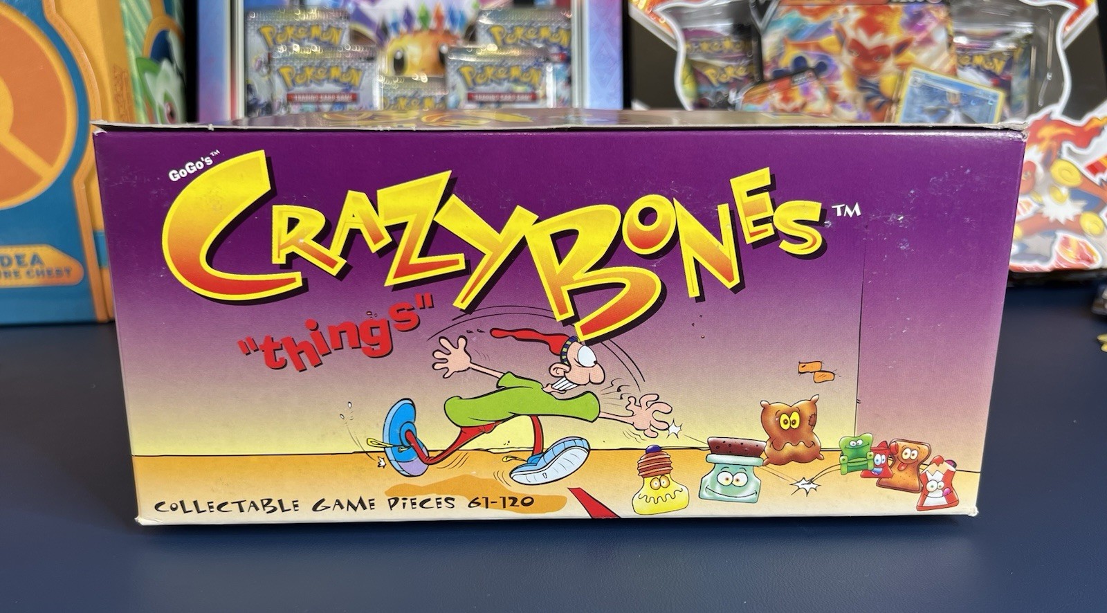 CRAZY BONES THINGS DISPLAY BOX W 36 SEALED PACKS Classic GoGo’s Crazy Bones