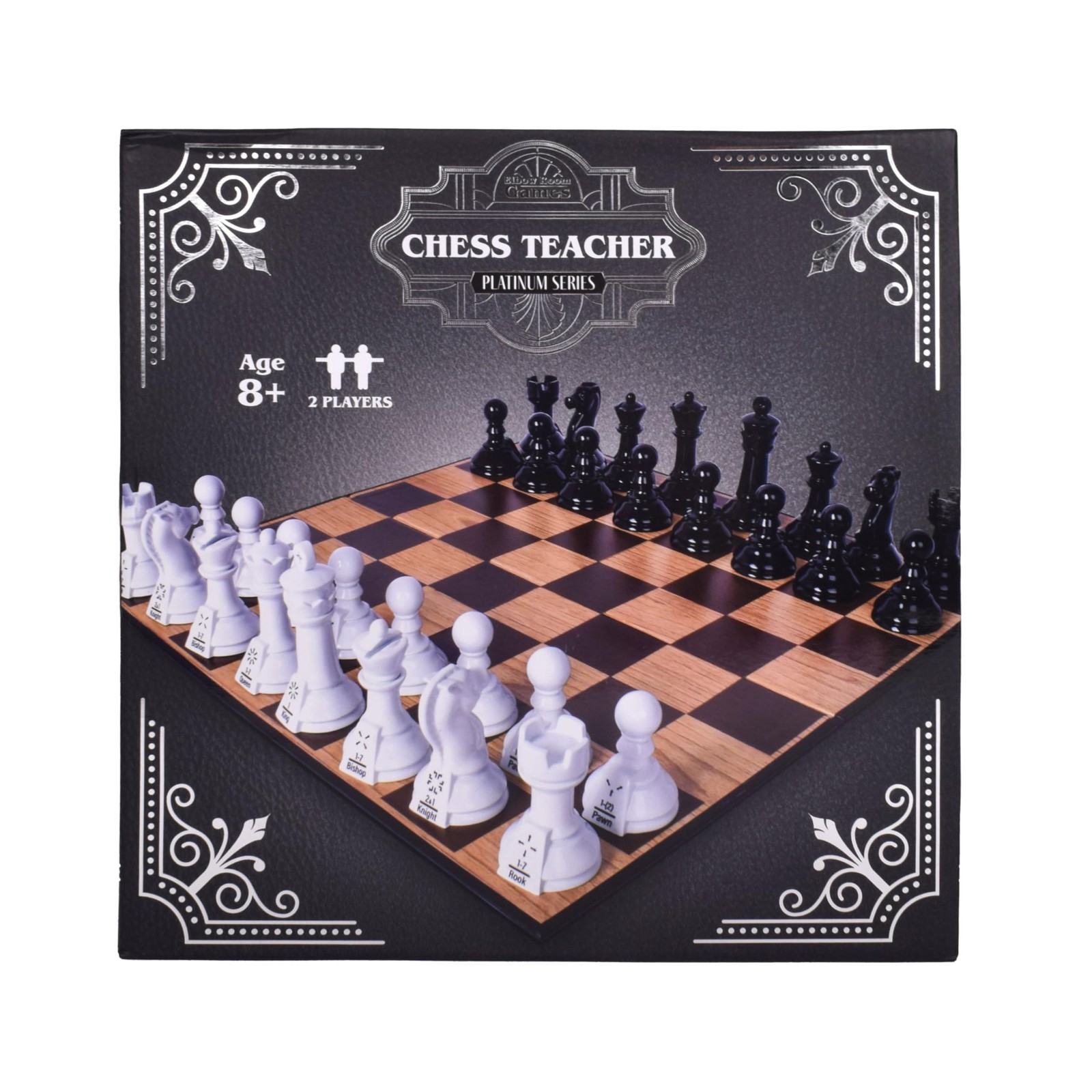 Games Chess Teacher Set Educational Chess Board with Movement Indicators, Pe…