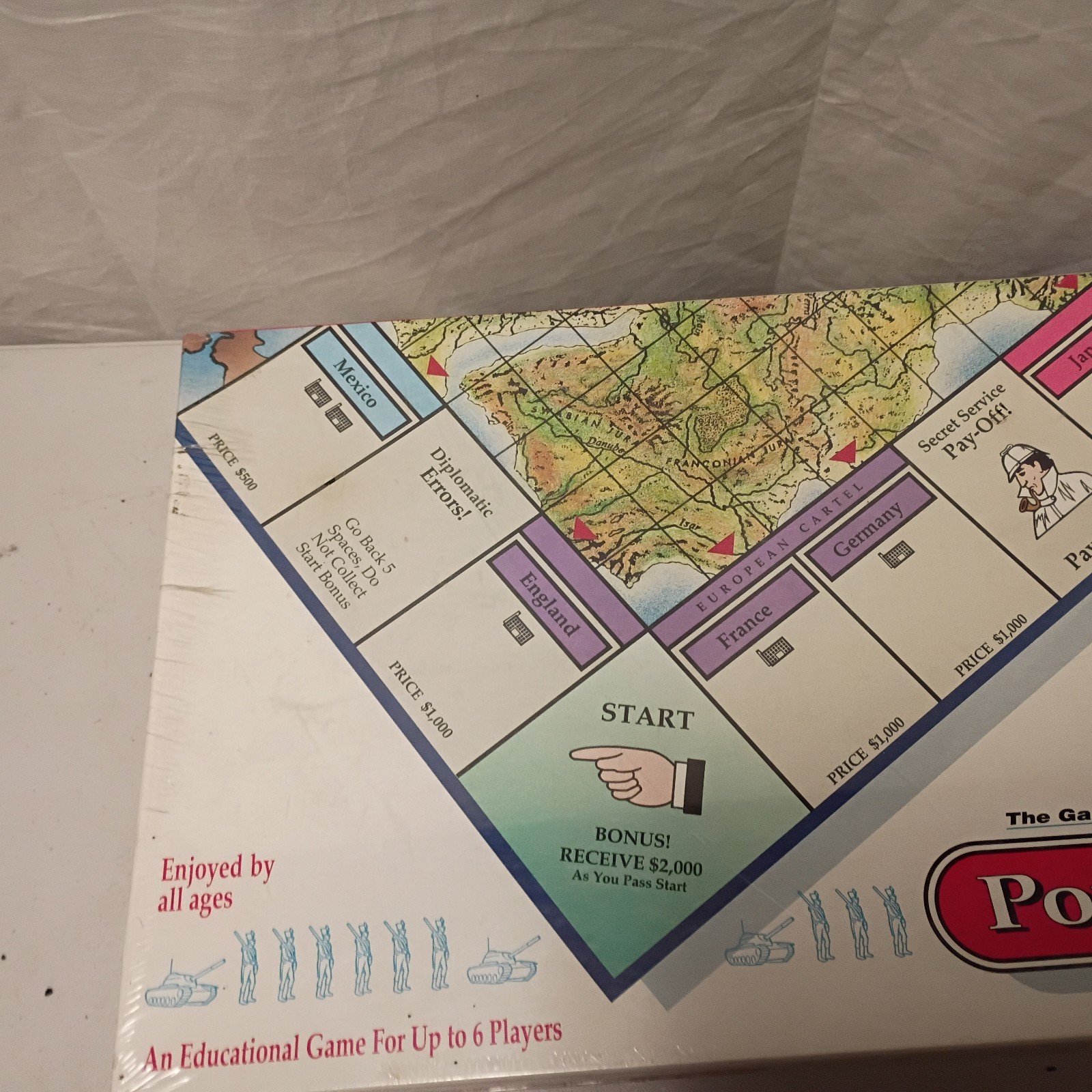 Power Technics Board Game Finance Politics Military Power NEW SEALED! Rare