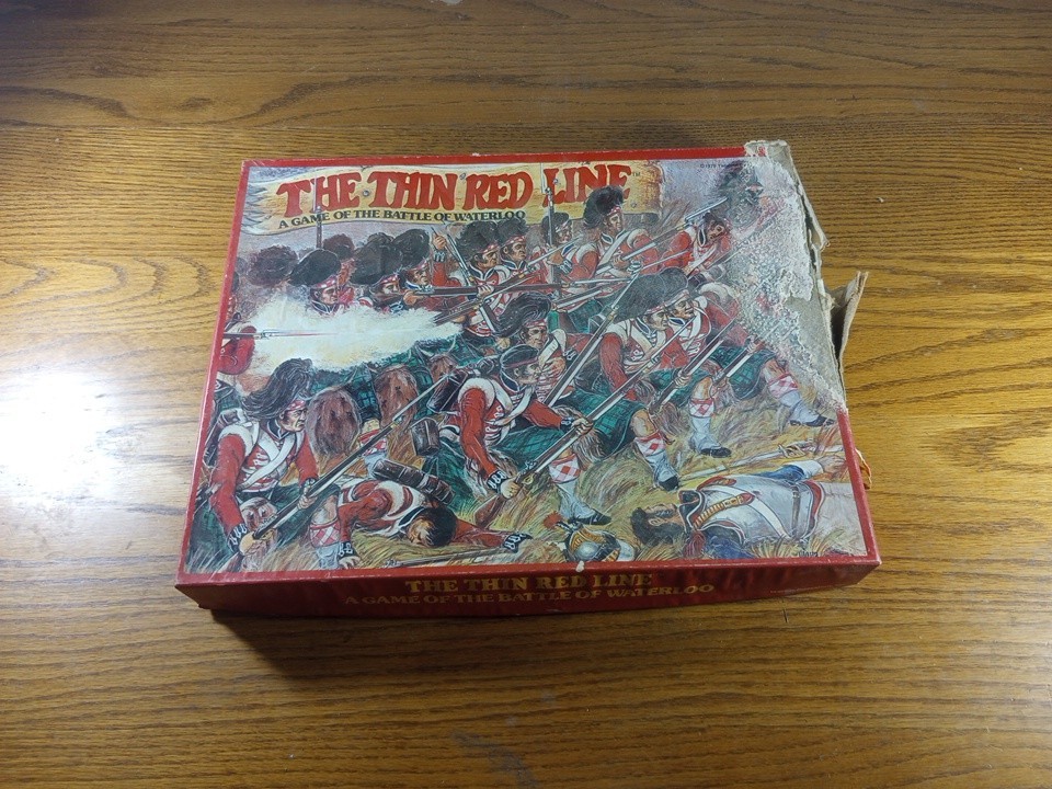 Yaquinto The Thin Red Line Battle of Waterloo Napoleon 1815 strategy game Poor