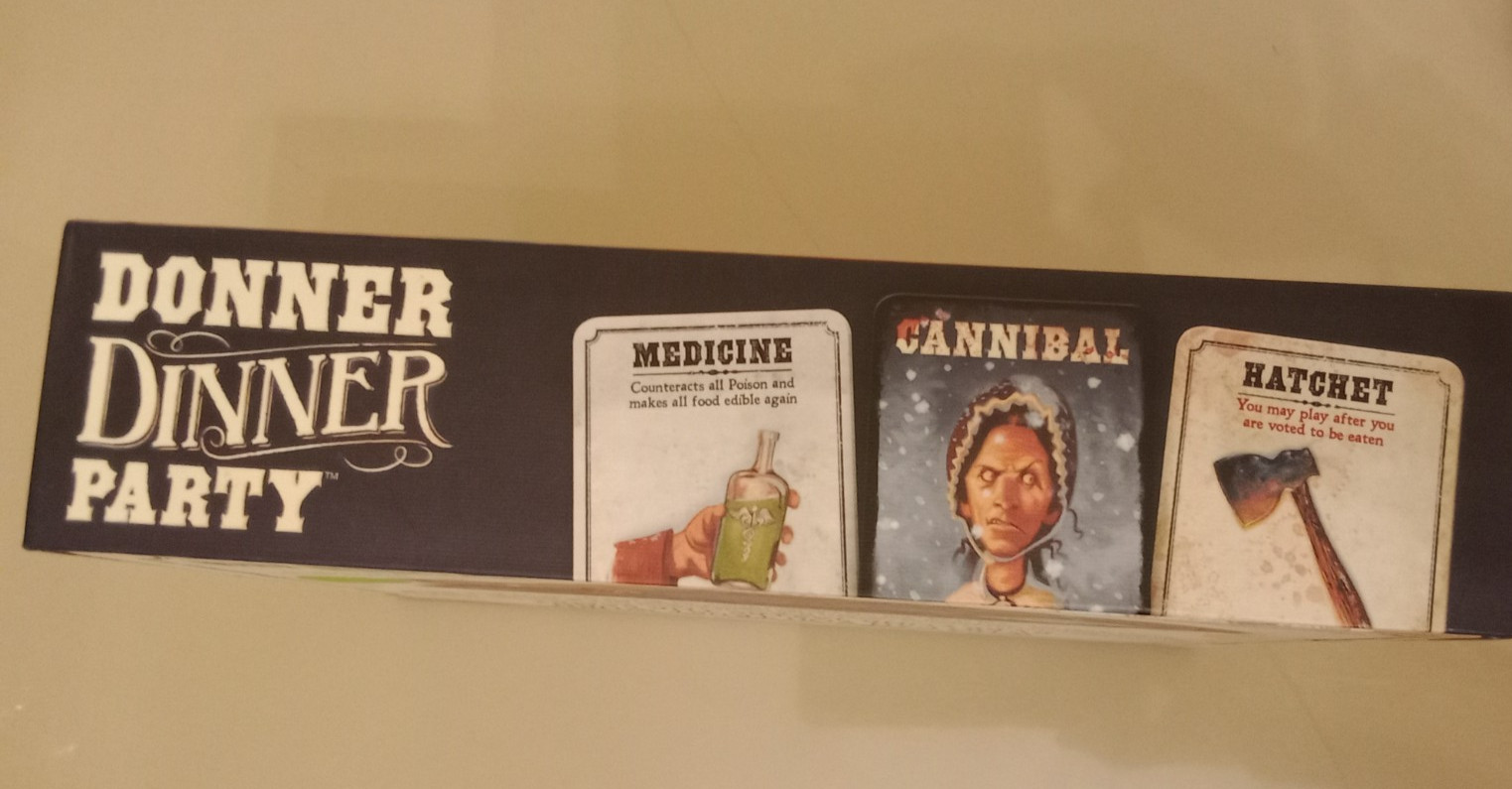Donner Dinner Party -A Rowdy Game of Frontier Cannibalism! Board Game New In Box