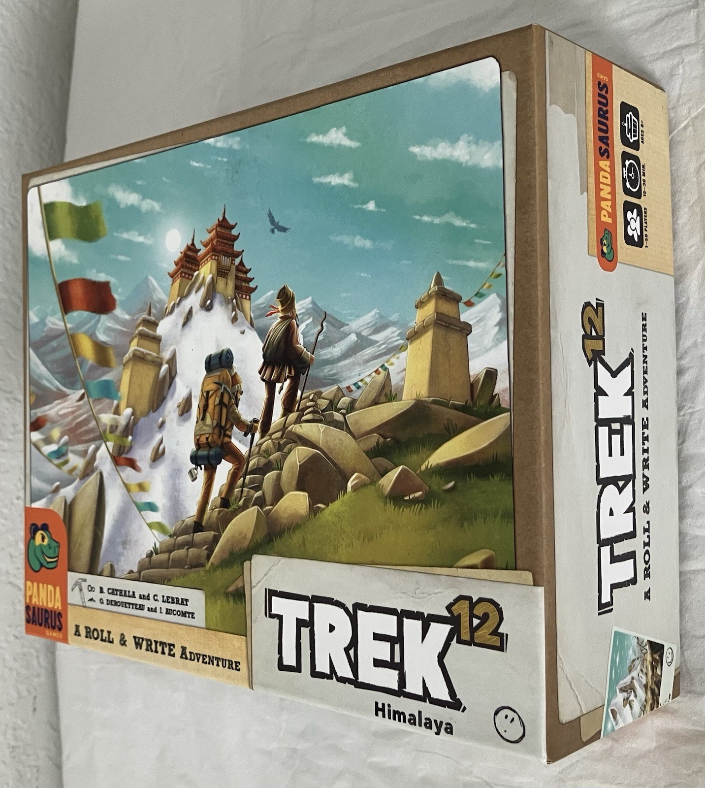 Trek 12 Himalaya A Roll & Write Adventure Board Game Pandasaurus Games Open Box