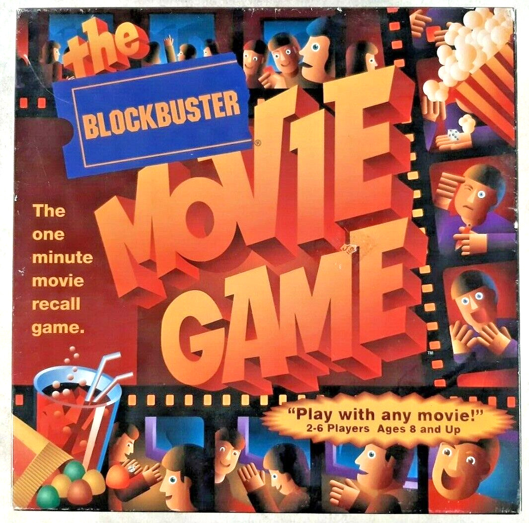 The Blockbuster Movie Game Popcorn Video Rental Fun
