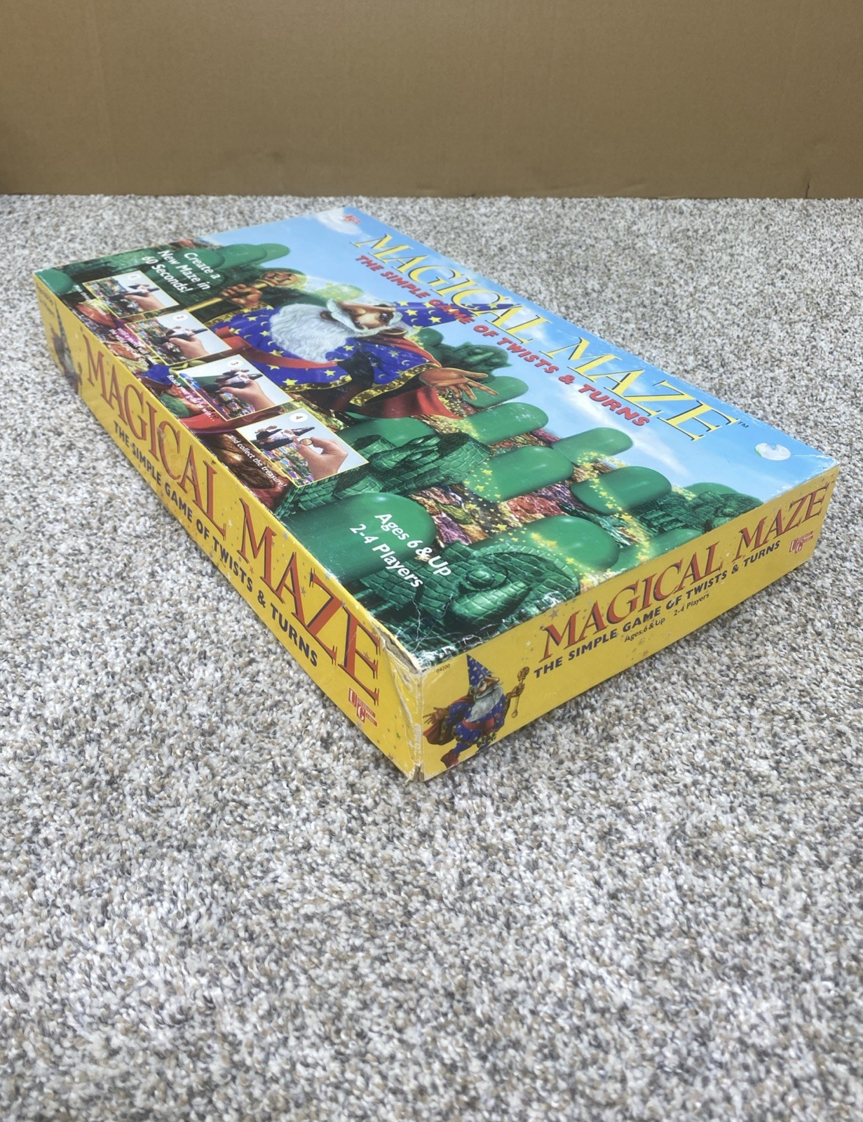 VINTAGE Magical Maze Board Game University Games 1996 Wizards 2-4 Players