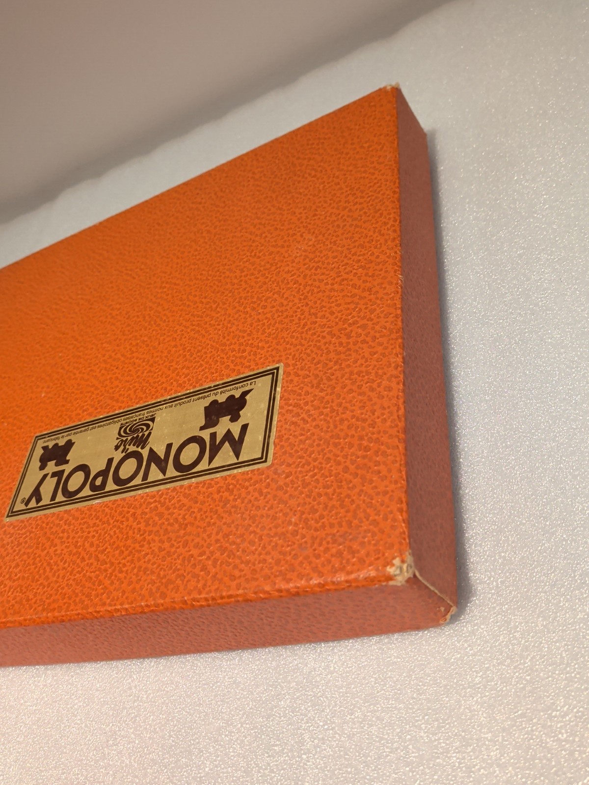 Vintage Monopoly MIRO French Edition Complete Luxury Orange Box 1970s Board Game