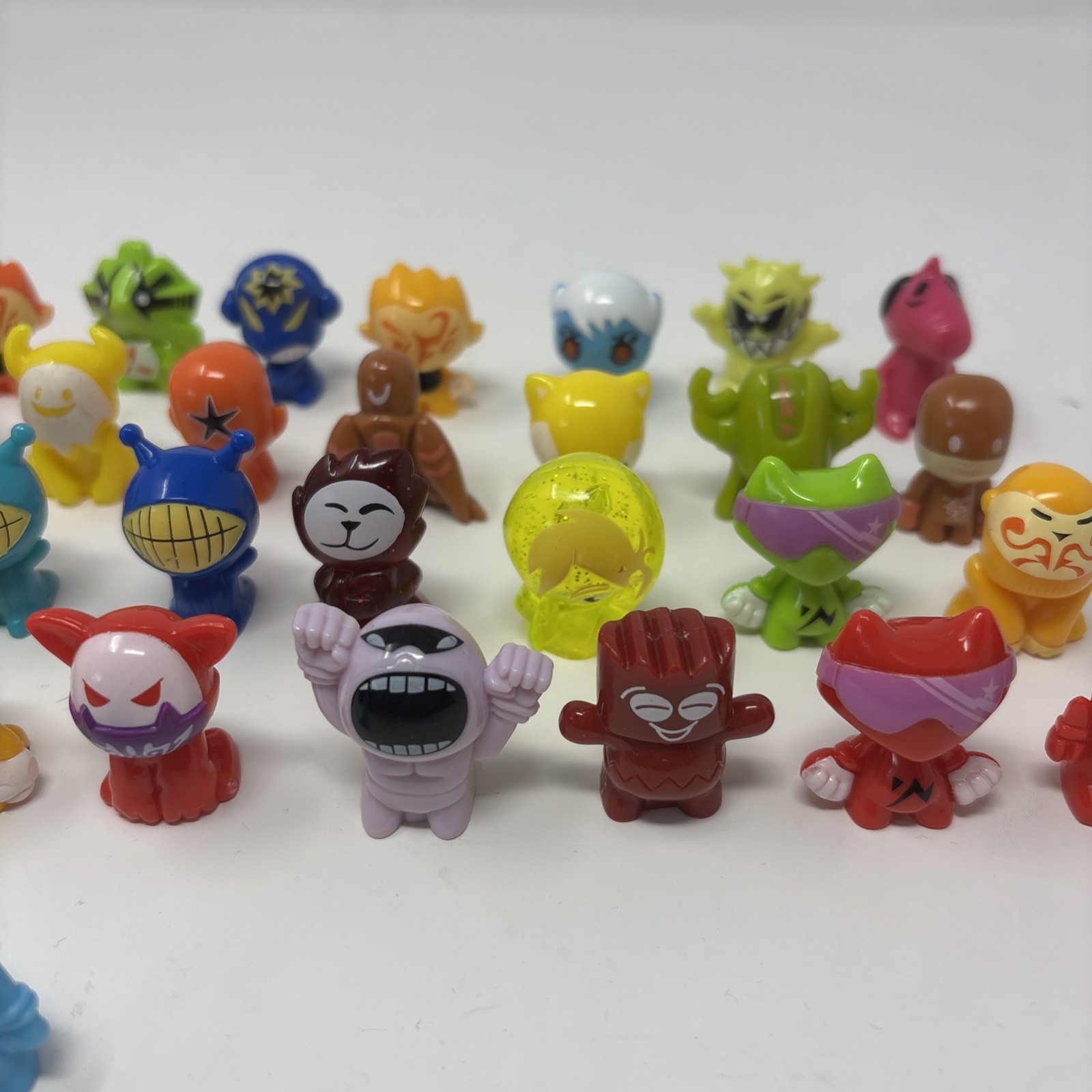 Vintage Gogos Crazy BonesAssorted Mini Figures Mixed Lot Of 41