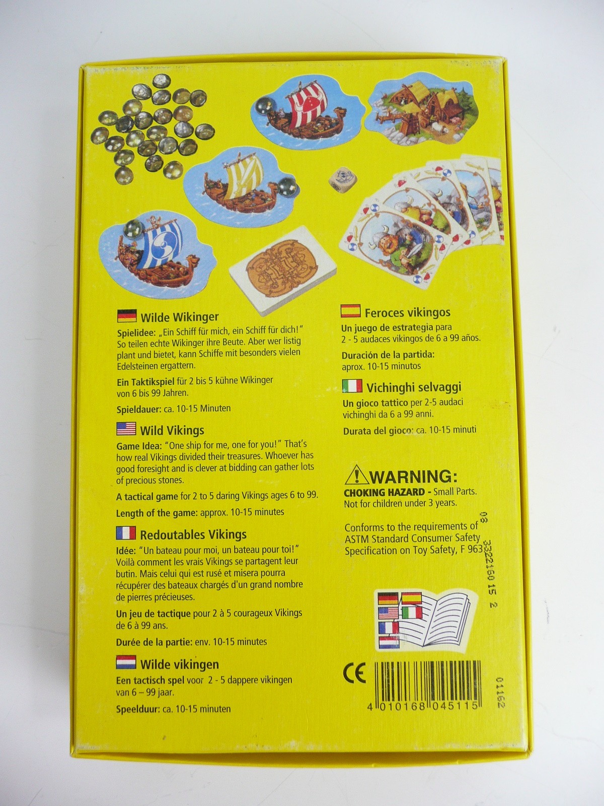 HABA Board Game Wilde Wikinger Wild Vikings Box Germany