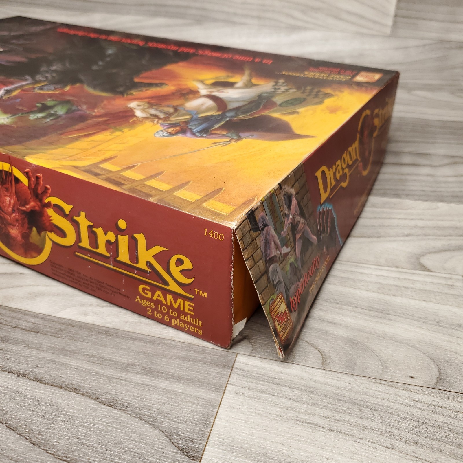 Dragon Strike Board Game 1993 VTG TSR Dungeons & Dragons *Incomplete Unpunched*