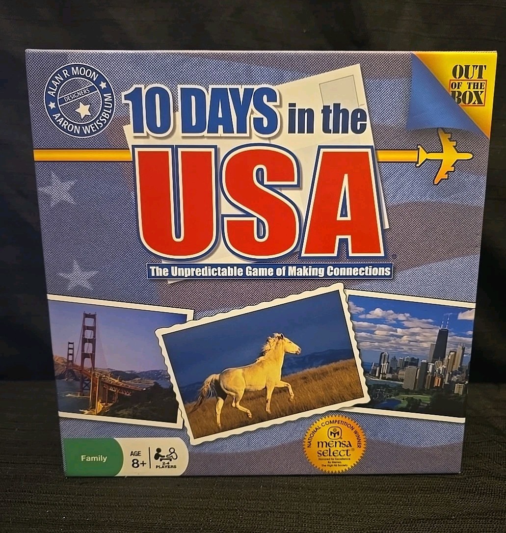 10 Days in the USA – Out of the Box – Complete and Excellent Condition