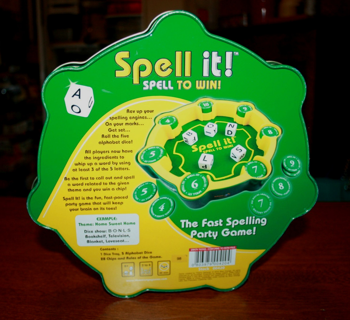 Spell It! Spell to Win! – Party Game for 2 to 6 Players – Blue Orange Games 2010
