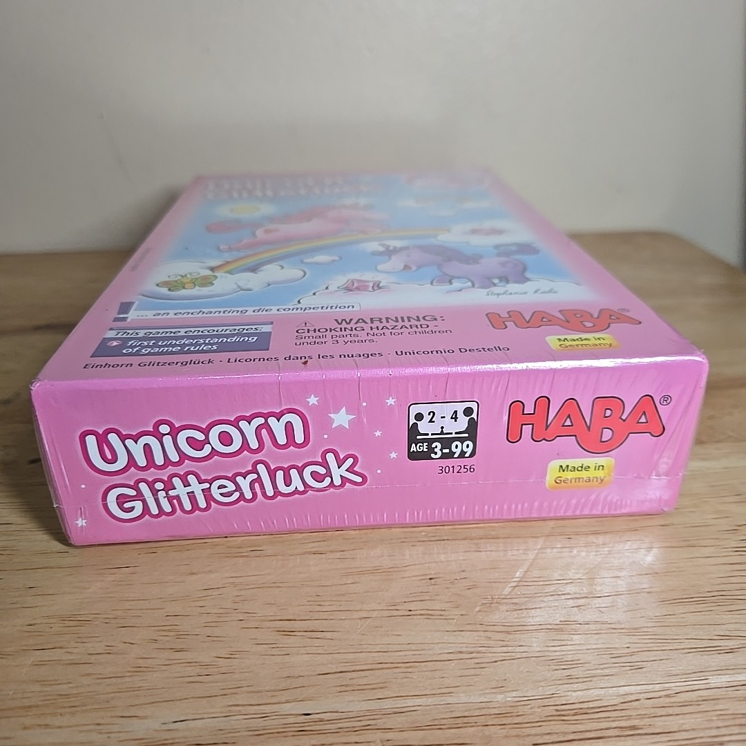 HABA Unicorn Glitterluck Cloud Crystals Kids Childrens Board Game Sealed
