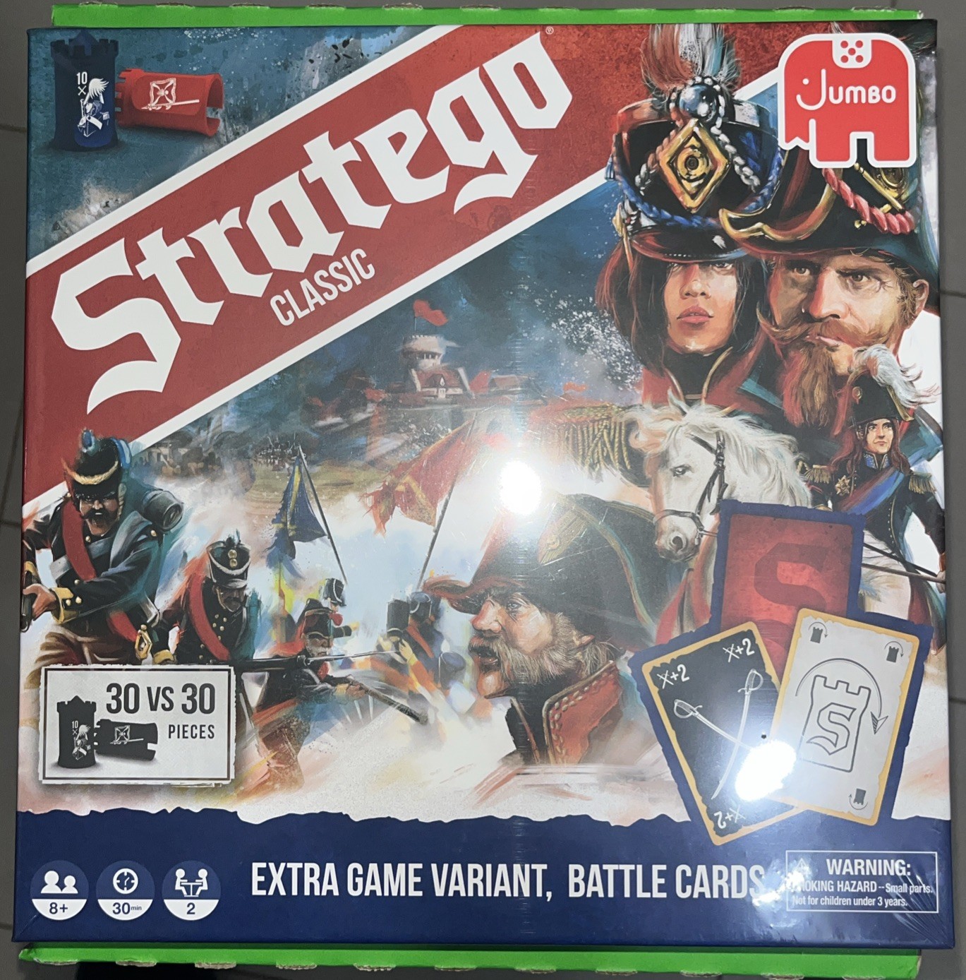 NEW & SEALED! Stratego Classic Board Game War Strategy Game With Battle Cards
