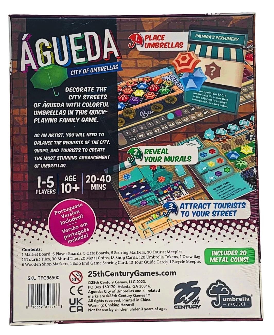 Agueda City of Umbrellas Deluxe Edition by 25th Century Games – SEALED