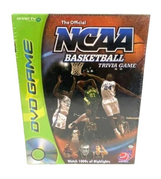 Snap TV NCAA Basketball Trivia DVD Game 2 to 8 Players (New)