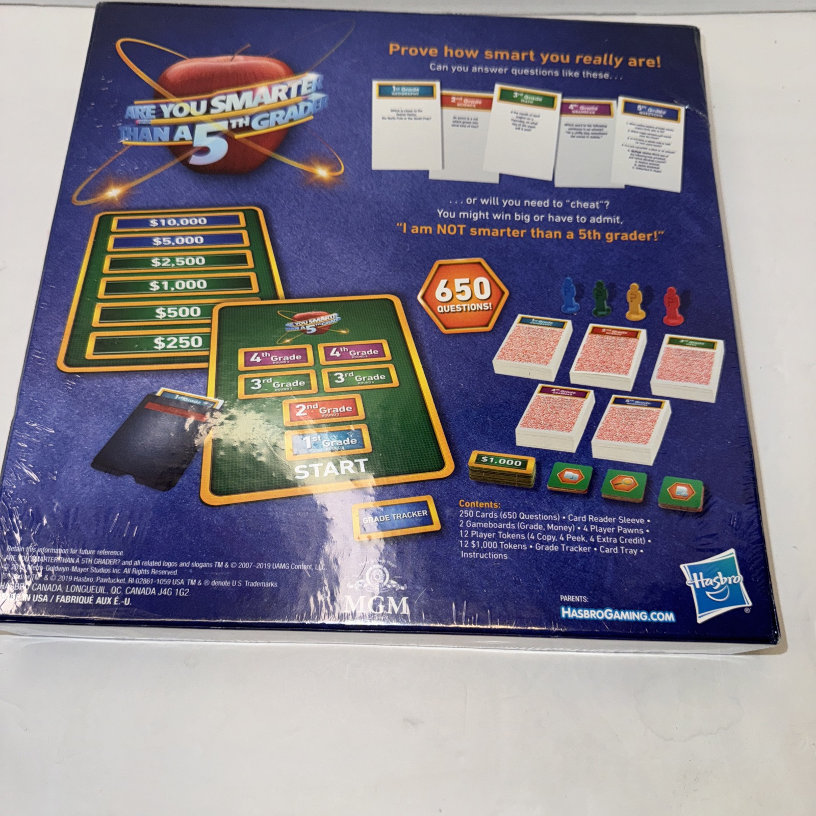 Hasbro Gaming Are You Smarter Than a 5th Grader Board Game for Kids Ages 8 & Up