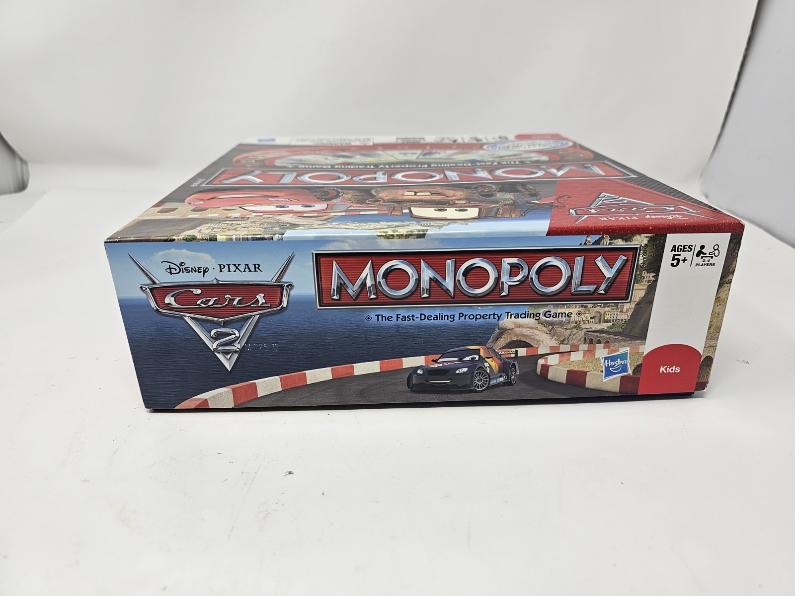 Hasbro Disney Pixar Cars 2 Monopoly Complete 2011 Lightning McQueen Racetrack