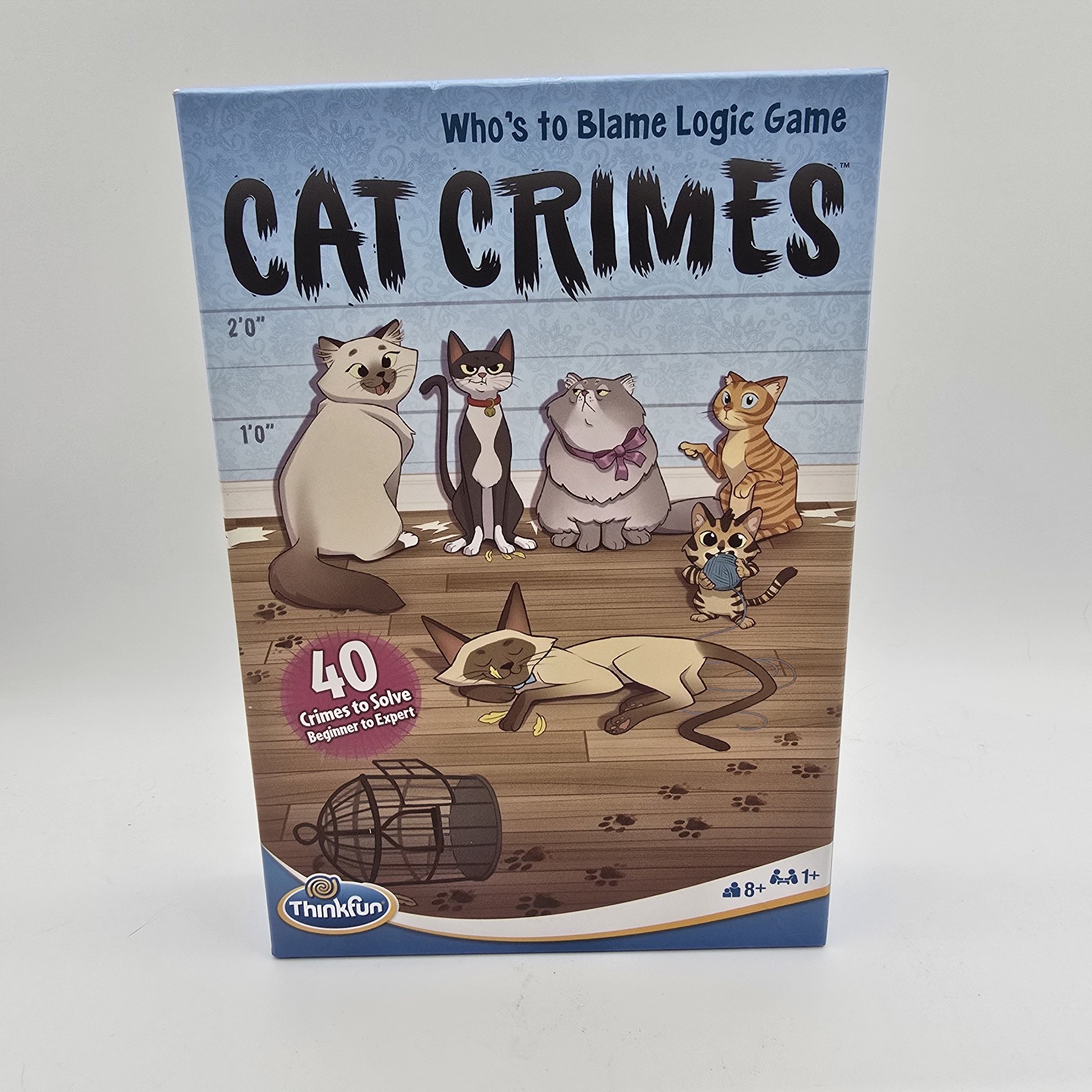 Cat Crimes Who’s to Blame Logic Game Thinkfun Problem Solving Challenges Mystery