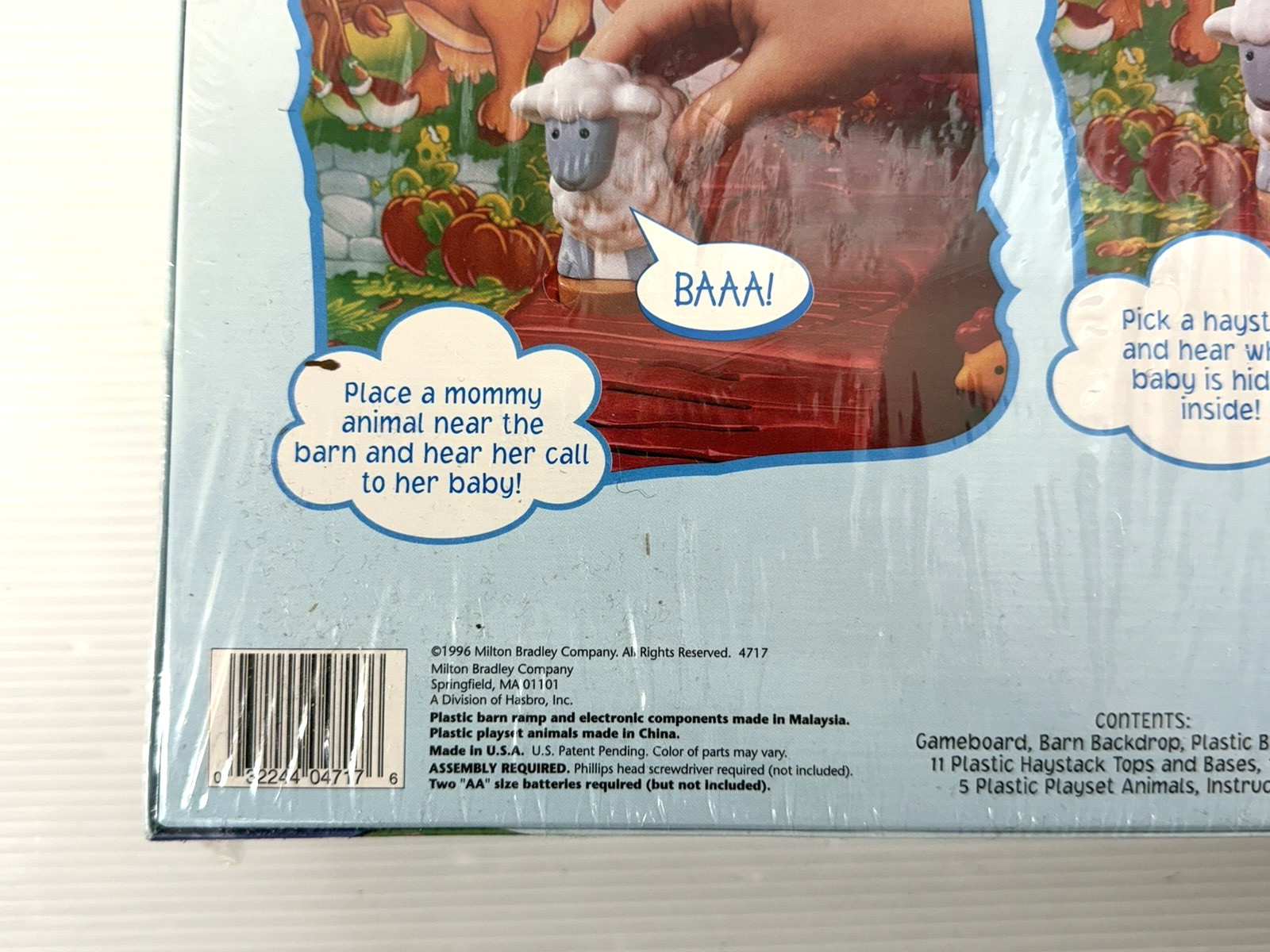 Vintage Milton Bradley 1996 Farm Families Game Electronic Matching Animals NEW