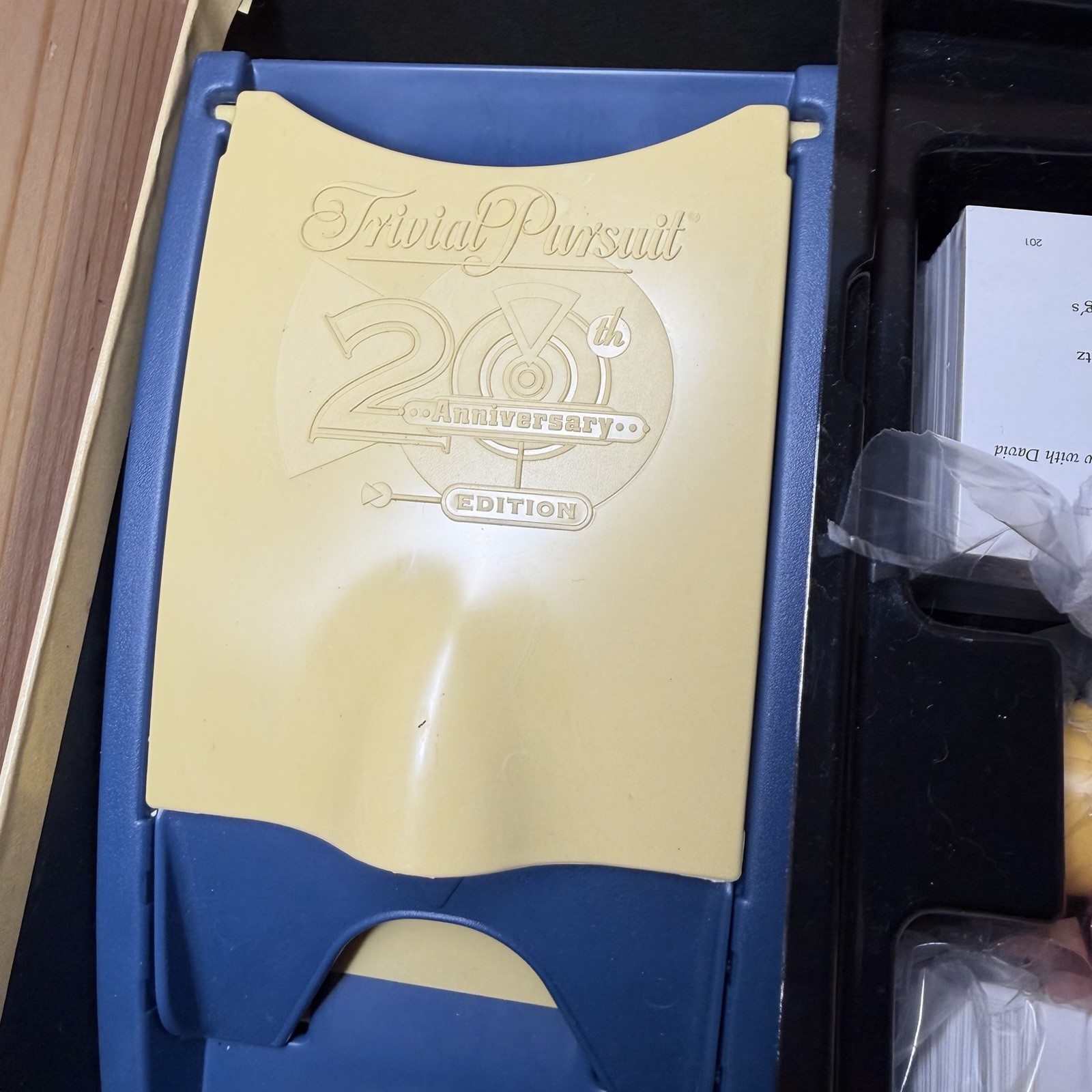 Trivial Pursuit Board Game 20th Anniversary Special Deluxe Trivia 2002 Complete