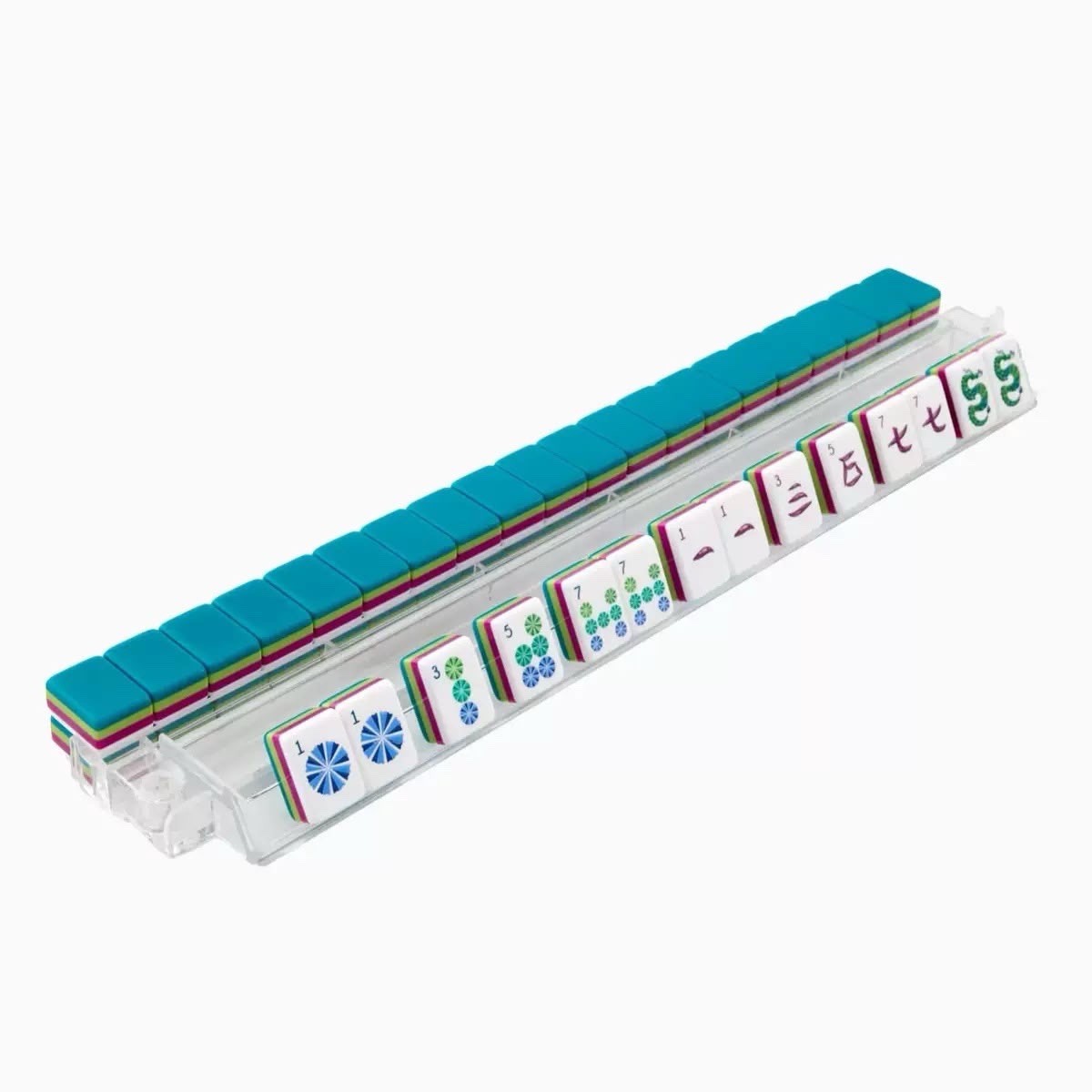 Lagoon Inspired 4-Layer American Mahjong Tiles