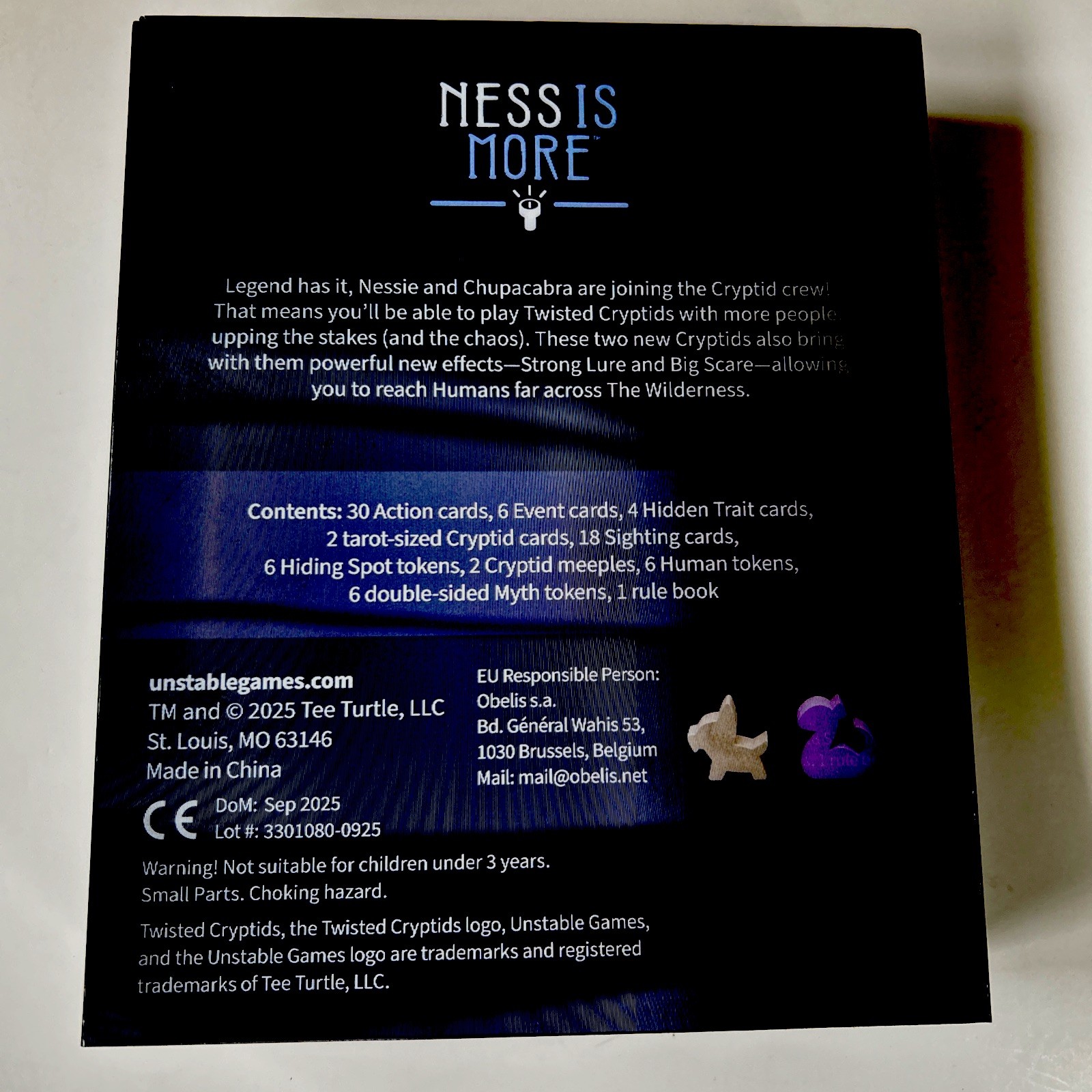 Unstable Games Twisted Cryptids Ness is More Expansion Pack – Strategy Game