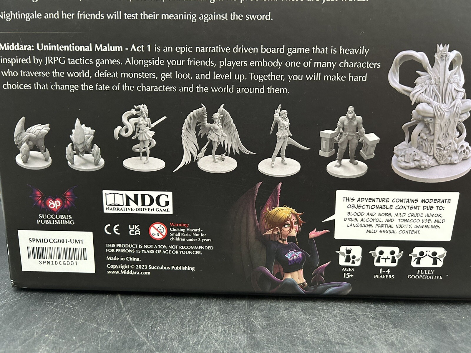Succubus Publishing Board Game Middara – Unintentional Malum, Act Box SW (New)
