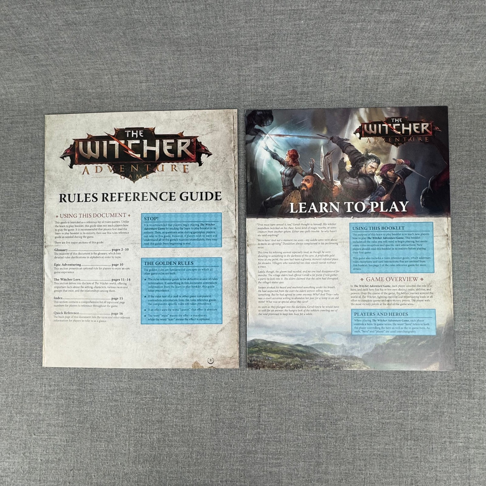 The Witcher Adventure Game Fantasy Flight 2014 Strategy Complete CD Projekt Red