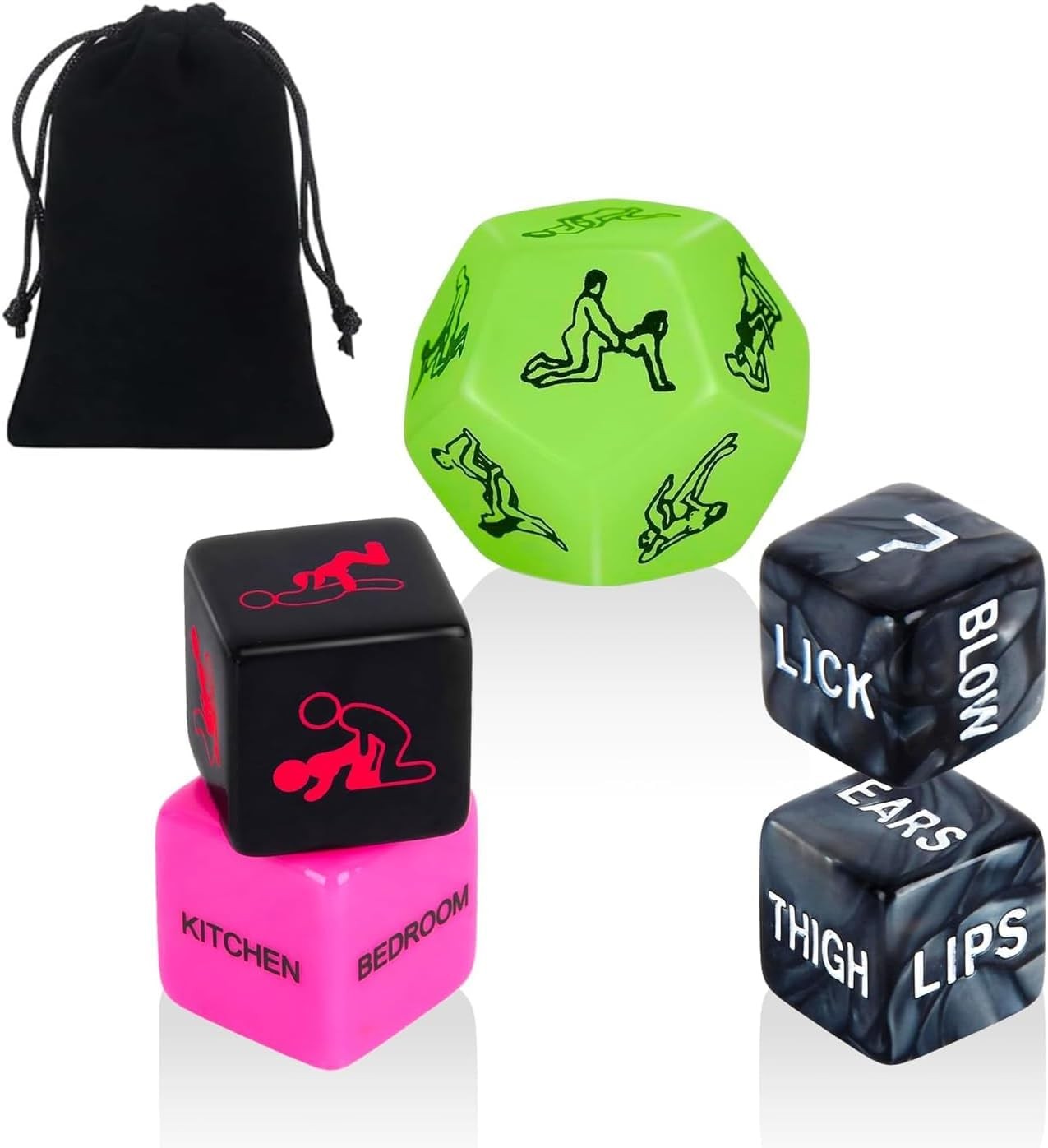 Sex Dice Set, Sex Game Positon Dice Adult Dice Game for Date Night Positions …
