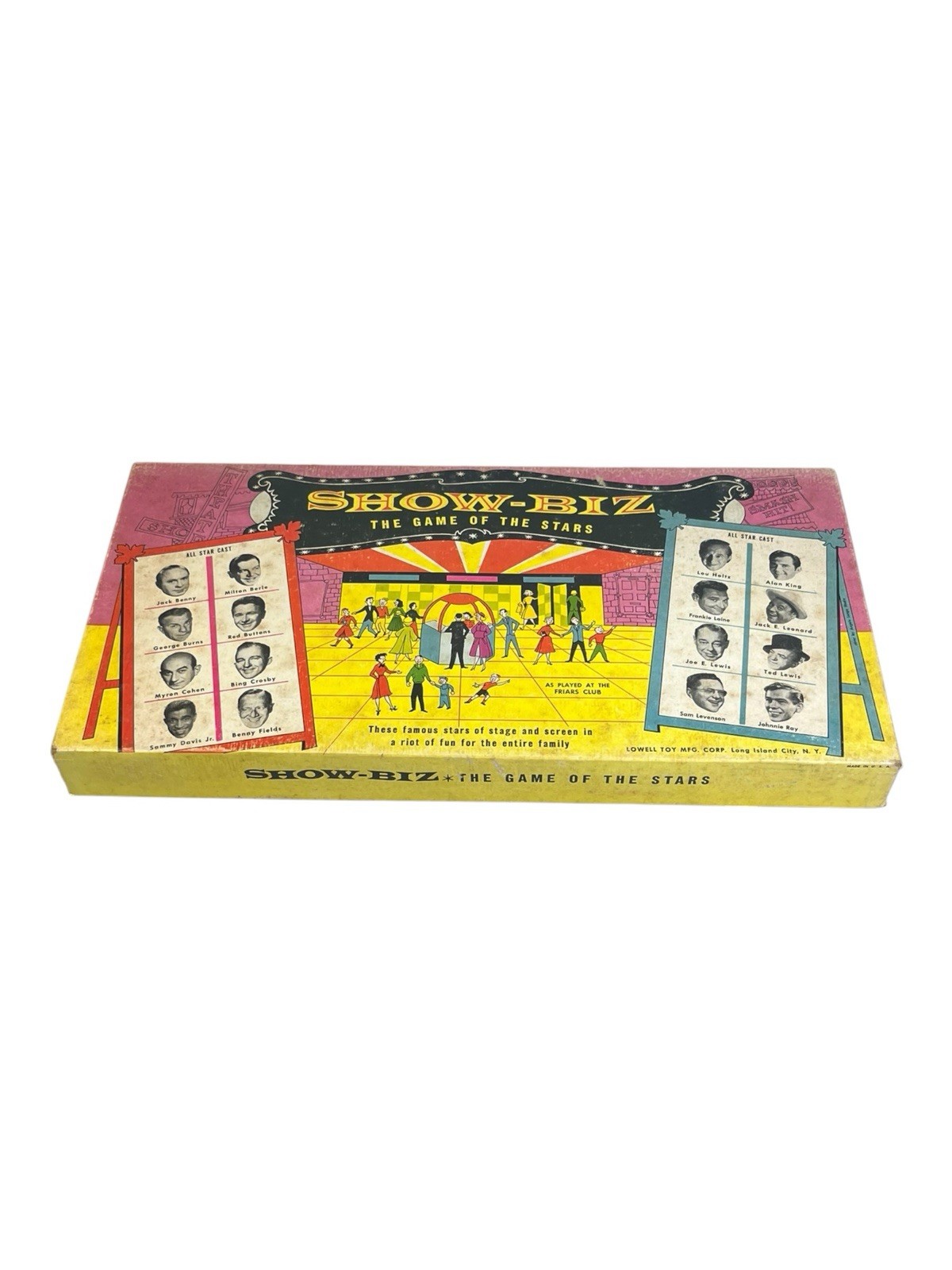 Vintage 1958 Show-Biz Boardgame: The Game of the Stars Lowell Toy Mfg: