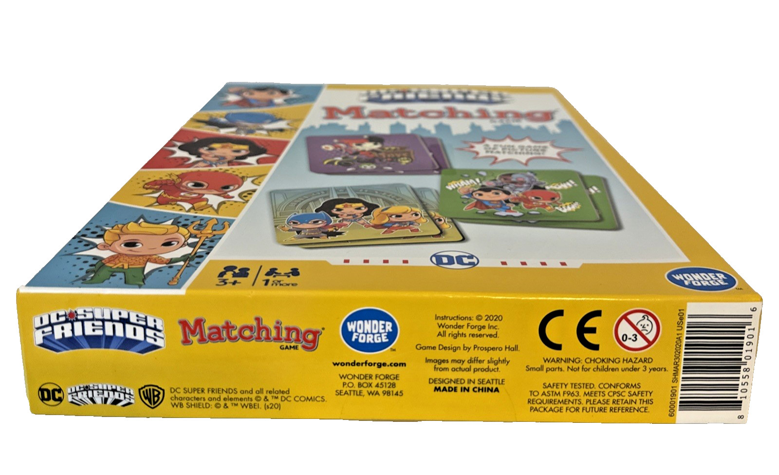 DC Super Friends Matching Game Wonder Forge Memory Game Back to School Kids New