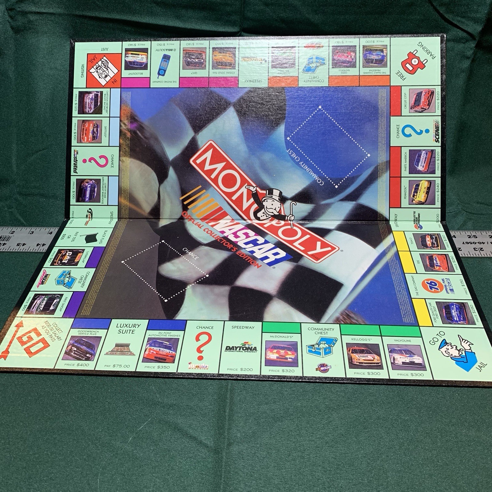 Monopoly NASCAR Official Collector’s Edition COMPLETE Parker Brothers 1997