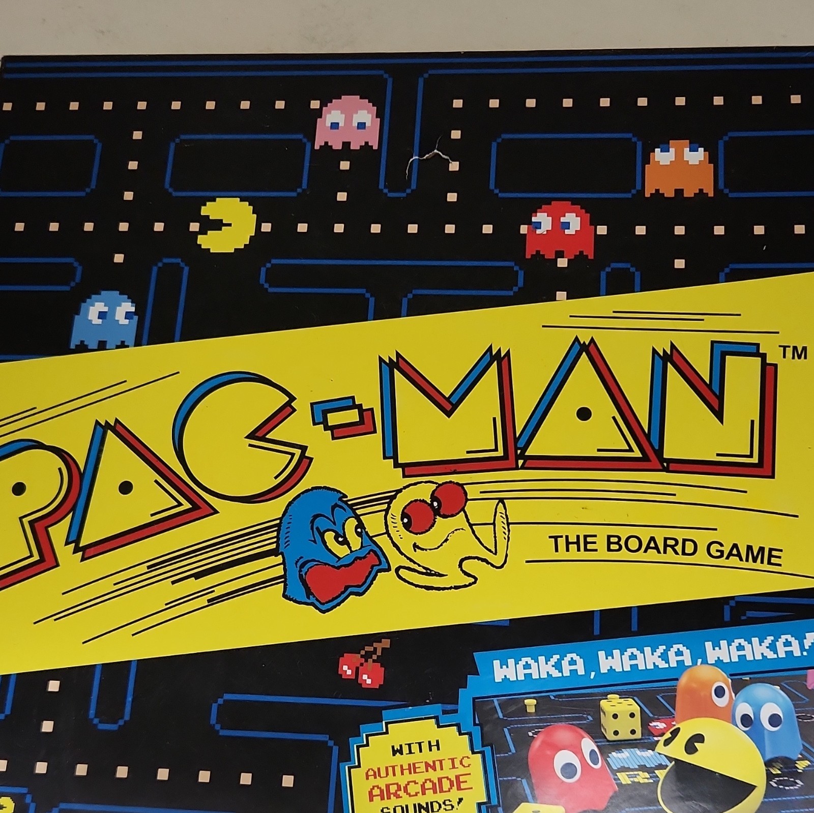 Buffalo Games Pac-Man: The Board Game w/ Authentic Arcade Sounds, 2-5, Age 10+