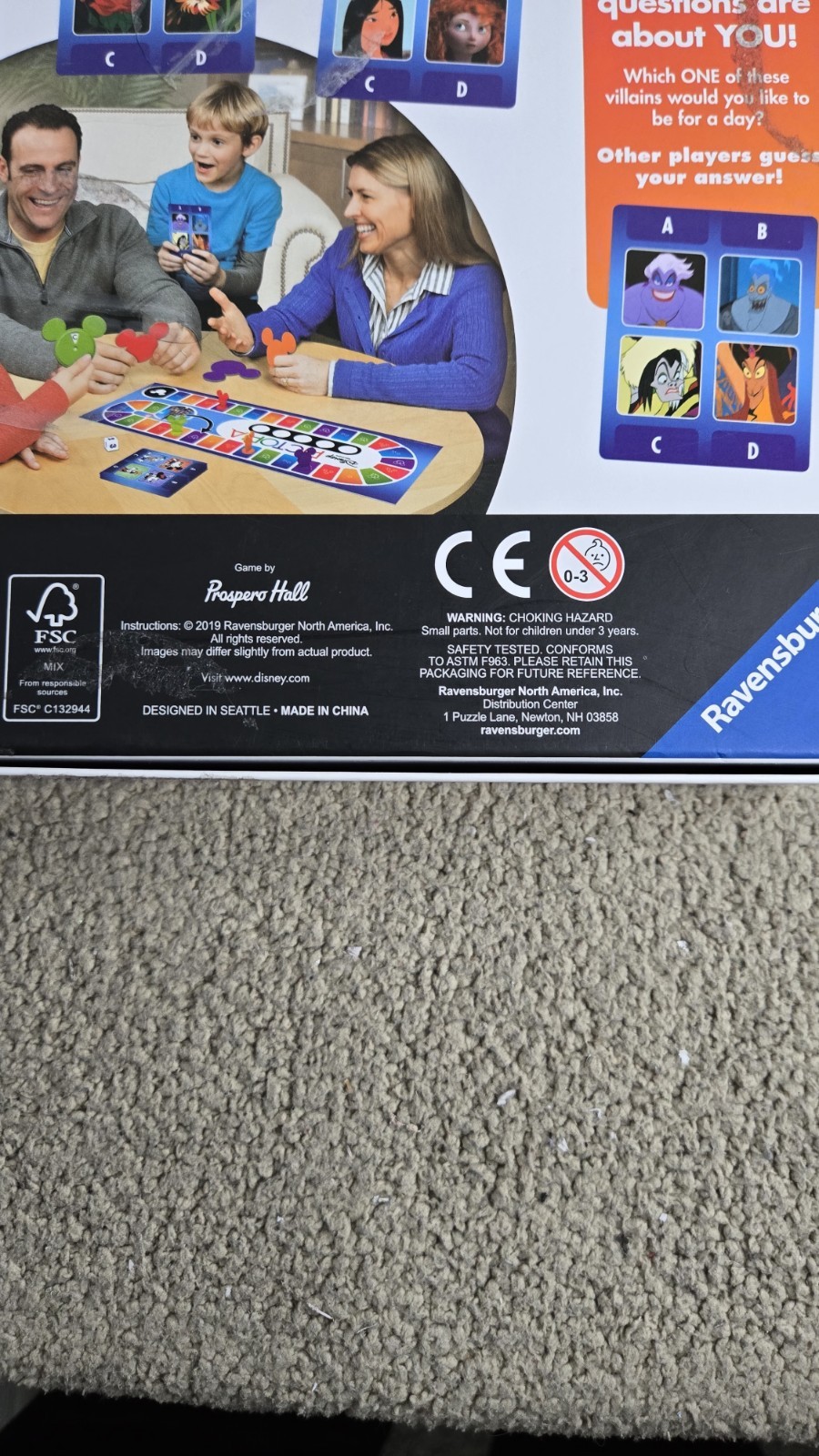 Ravensberger Pictopia Disney Edition The Ultimate Picture Trivia Family Game