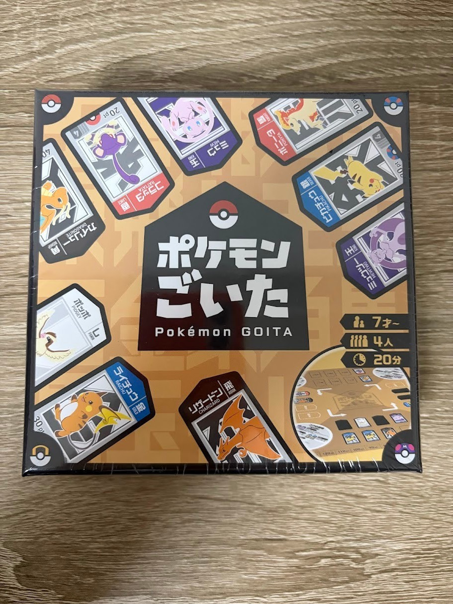 Pokemon GOITA Board Game with English Manual Sealed 4-Player Game Authentic