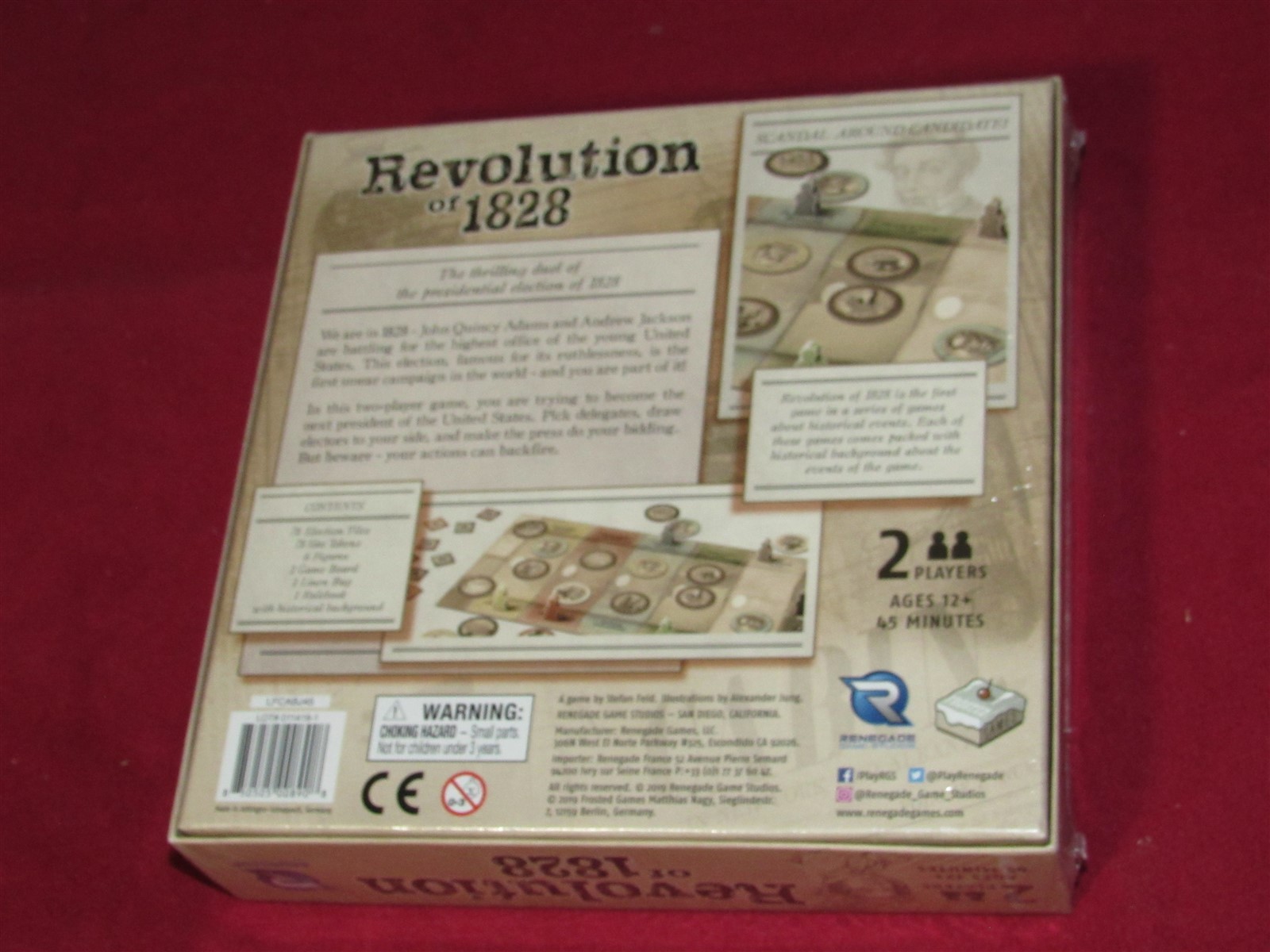 Renegade: Revolution of 1828: Sealed
