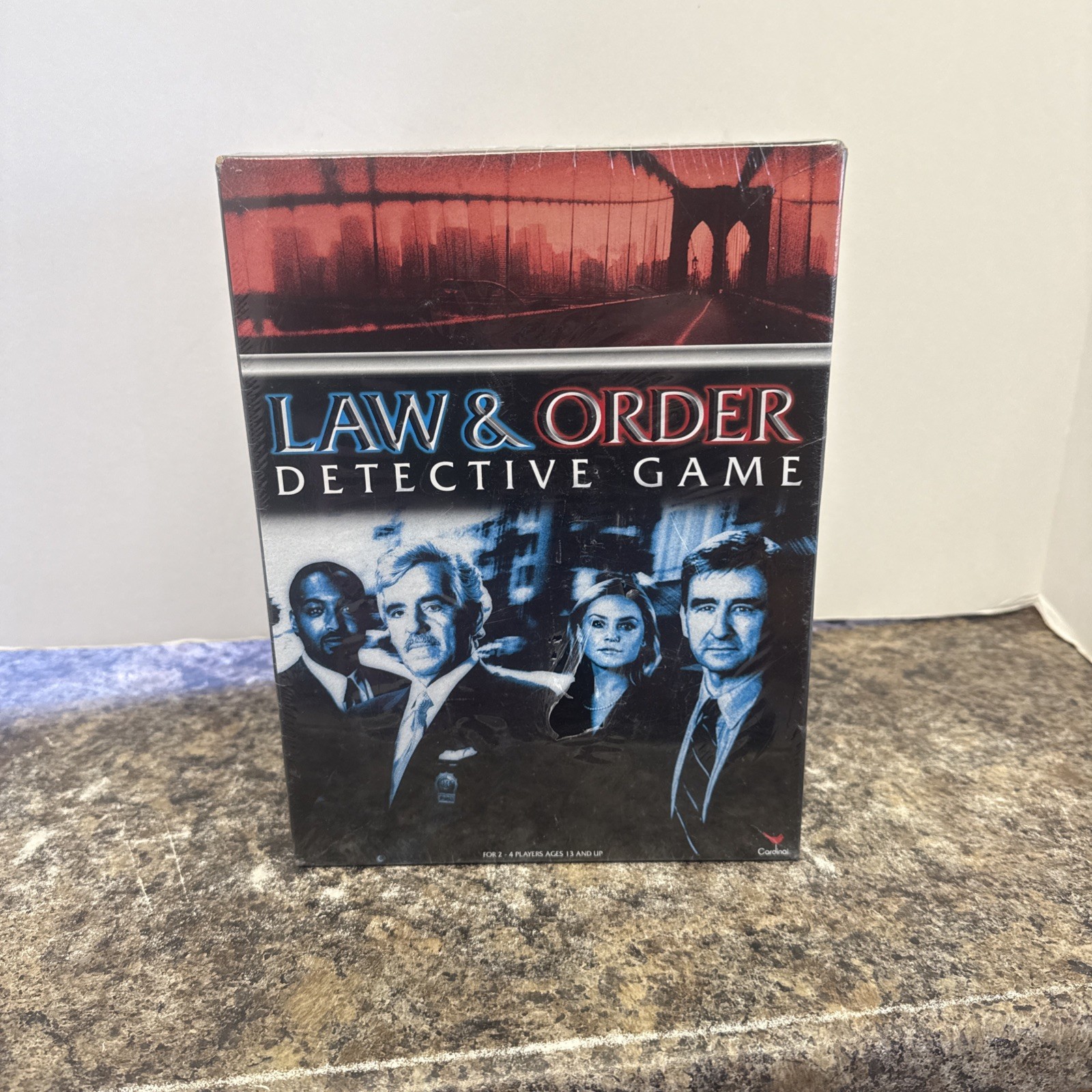 Law & Order Detective Board Game – Cardinal Games 2-4 Players Sealed New In Box