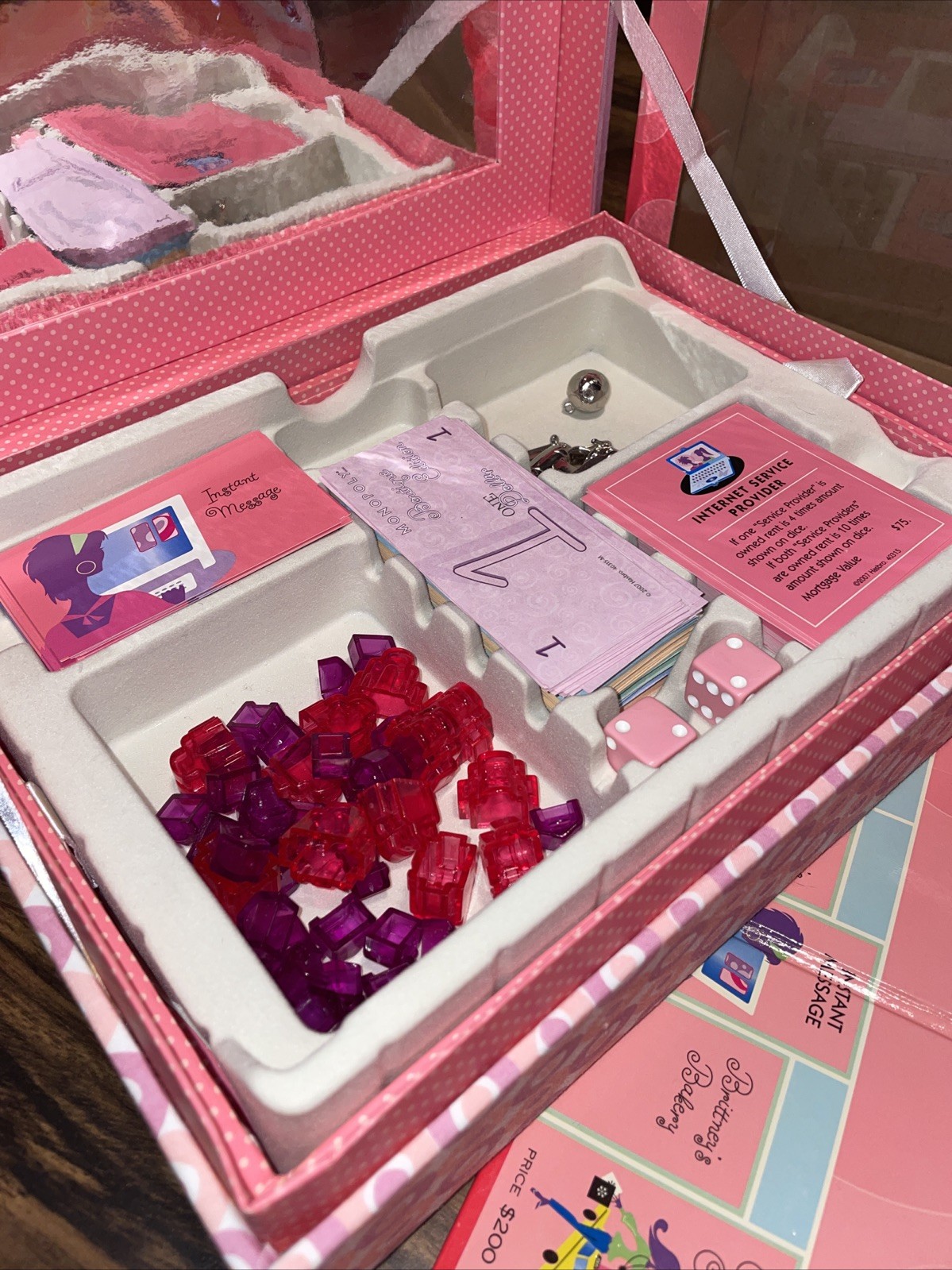 Monopoly Boutique Edition 2007 Toys R Us Exclusive Pink Keepsake Box RARE