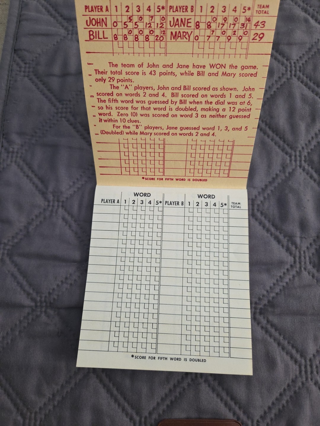 Password By Milton Bradley 1962 4260 Vintage Game Collectable. NO DIAL. 17 CARDS