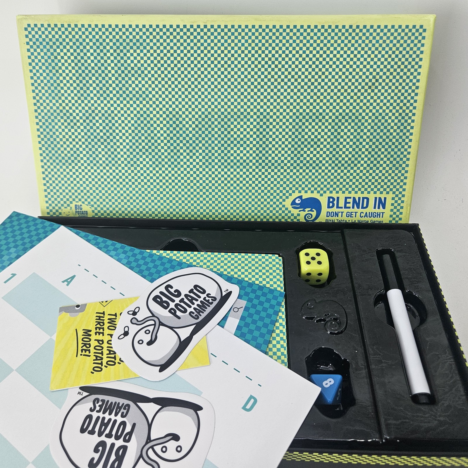 The Chameleon Big Potato Games Social Deduction Party Game 3-8 Players 14+
