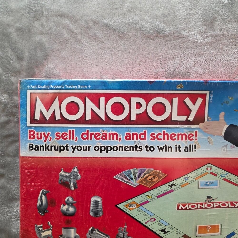 Monopoly Board Game Hasbro Classic Edition New Sealed Warped Box