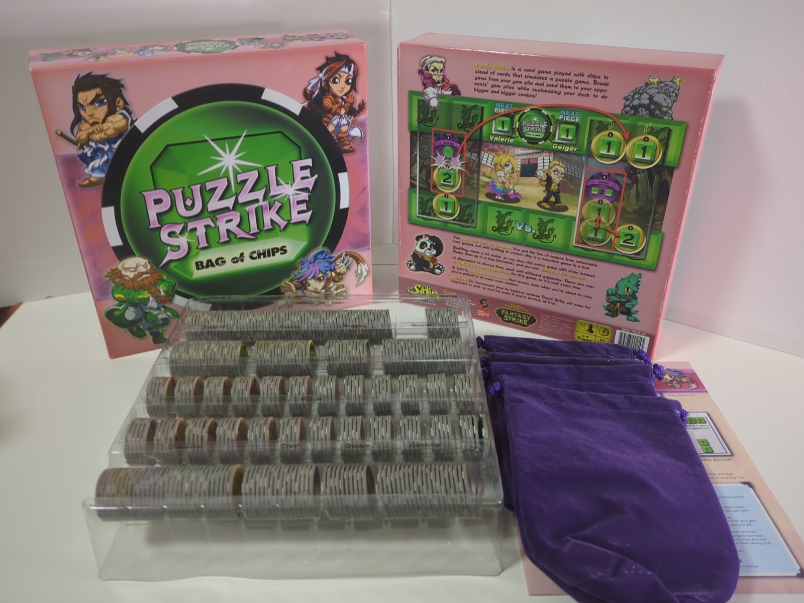 Puzzle Strike Bag of Chips 2010 Strategy Card Board Game Sirlin Games Sealed