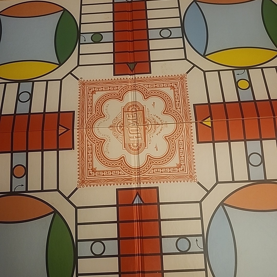 Milton Bradley Deluxe Parcheesi Board Game 2-4 Players (4037)