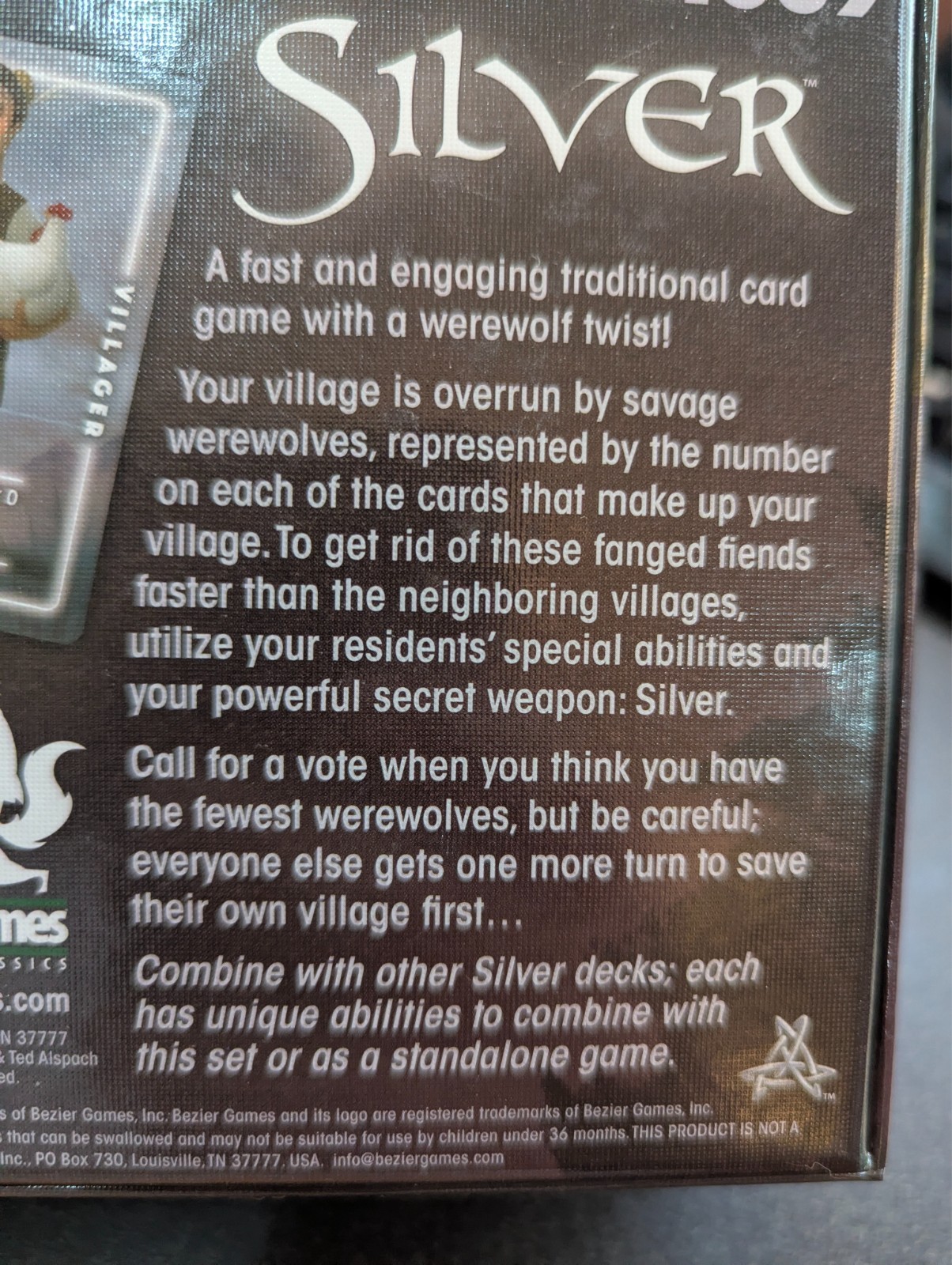 SILVER Card Game 100% COMPLETE 2019 AWARD WINNER