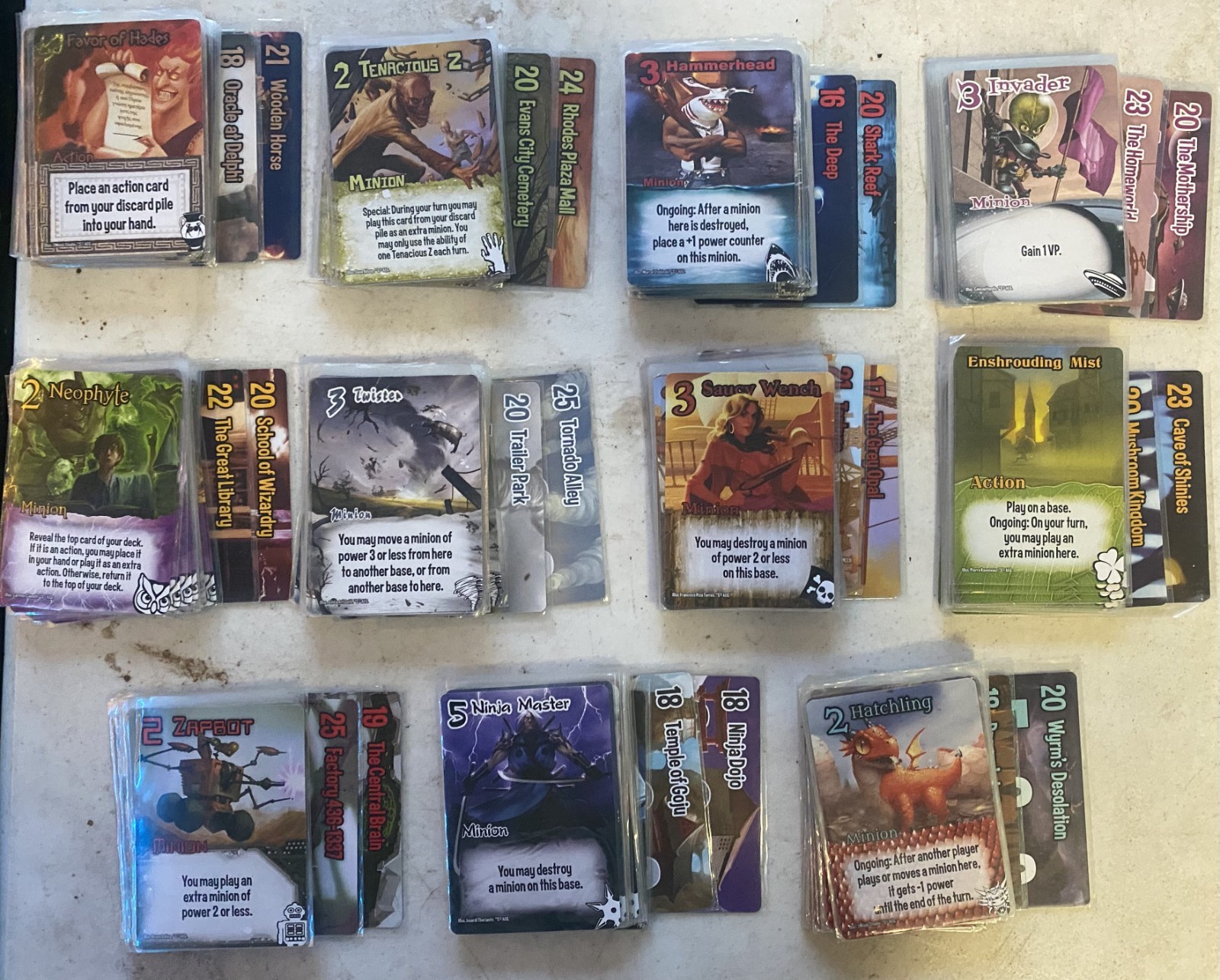 AEG Smash Up Card Game Paul Petersen Base Set + It’s Your Fault Exp *READ DESC*