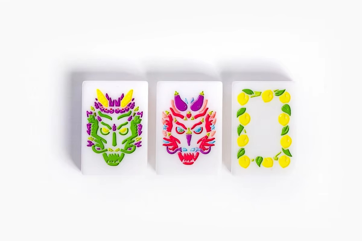 Premium American Mahjong Set 160pcs – Summer Fiesta