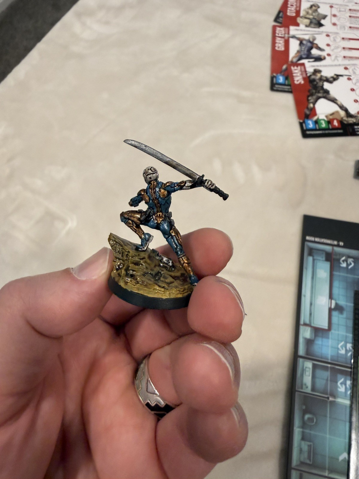 Metal Gear Solid: The Board Game Standard Edition by CMON. Painted